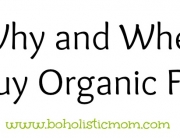Organic Foods | Boholistic Mom