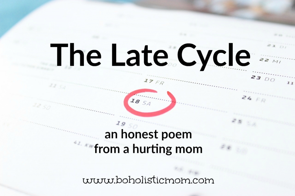 The Late Cycle | Boholistic Mom