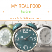 My Real Food Timeline – How It All Started