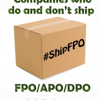 Companies Who Do and Don’t Ship FPO/APO/DPO