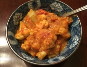 Cauliflower and Sweet Potato Curry | BoholisticMom.com